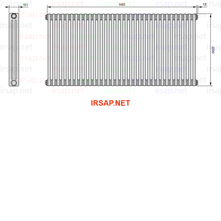 Радиатор IRSAP Tesi 32200/33 T23 CL 01